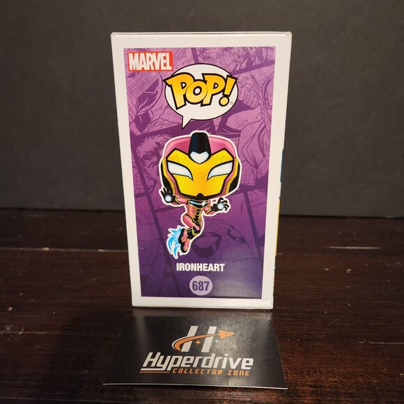 Marvel Ironheart Glow in the Dark CHASE Funko PoP Vinyl Figure #687 - Picture 4 of 9